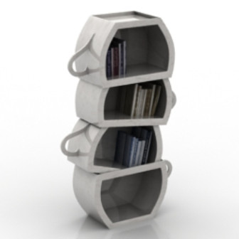 Cup Style Bookcase