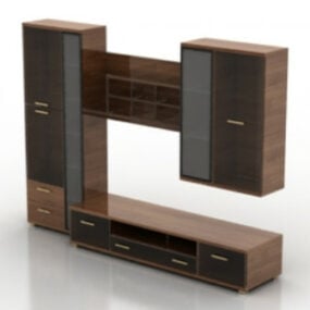 Home Livingroom Cabinet 3d model