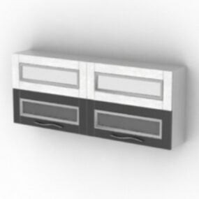 Four Frame Cabinet 3d model