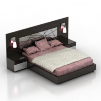 Deluxe Double Bed Free 3d Model 3ds Max Open3dmodel 16709