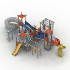 3д модель детской площадки