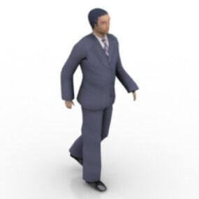 Biznesowy męski model 3D