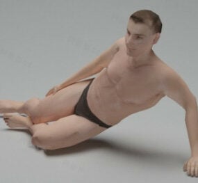 مدل لباس شنا مردانه سه بعدی