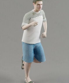 Running Man Character 3d model
