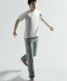 Young Men  Character 3d model