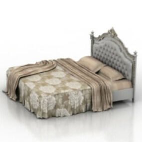 European Classic Bed 3d-modell