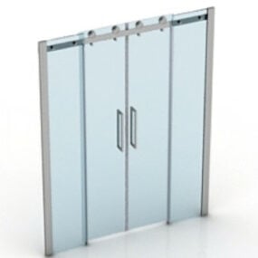 Glass Door 3d model