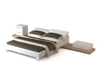 Simple Bed Design Free 3d Model 3ds Max Open3dmodel 17039