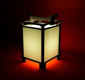 Lampu Lantai Dekorasi model 3d