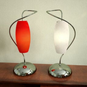 Módní stolní lampa 3D model