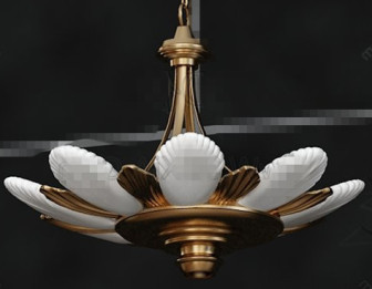 Lámpara colgante en forma de flor de loto
