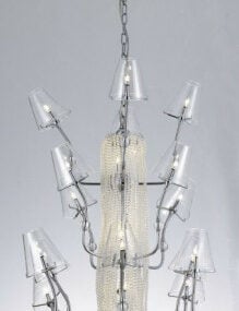 现代流行水晶吊灯3d模型