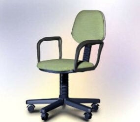 Toimiston pyörivä tuoli 3d-malli