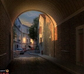 Continental Lanes 3d-modell