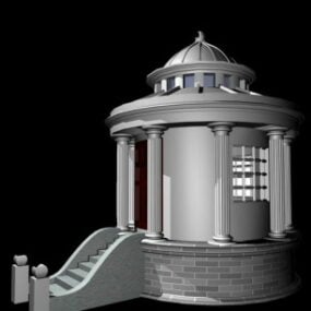 Manner-Castle Rakennus 3D-malli