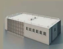 Workshop Building Construction 3d model