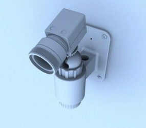 Model 3D kamery bezpieczeństwa