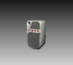 Klassisches Lautsprecher-PC-3D-Modell