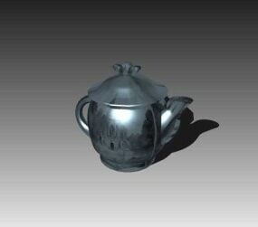 Mô hình ấm trà cổ điển 3d