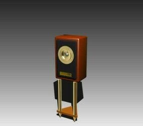 Model 3d Speaker Peralatan Omah