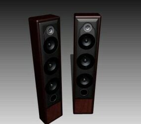 Wood Speaker 2.0 3d model