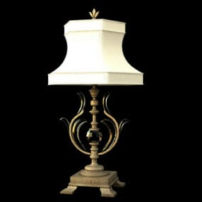 European Table Lamp 3d model