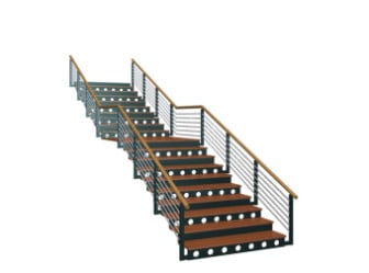 간단한 유리 계단 디자인 무료 3D 모델- .3Ds, .Max- Open3Dmodel