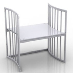 نموذج الطاولة البيضاء ثلاثي الأبعاد