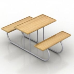 Spisebord 3d-modell