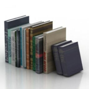 Office Books 3d model