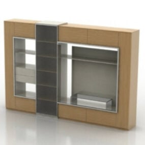 Model 3d Furnitur Dinding TV