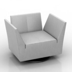 Modelo 3D de design de sofá moderno