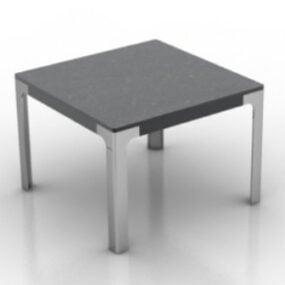 Modelo 3d de mesa quadrada