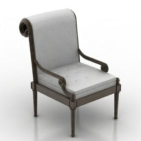 普通扶手椅设计3d模型