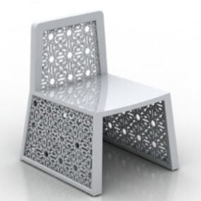 Moderni Hollow Chair Design 3D-malli