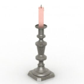 European Candlestick 3d model