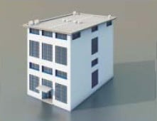 Rakennukset /rakentaminen-55 3d-malli