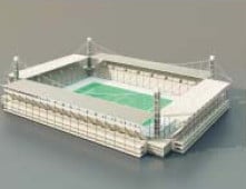 Stadion / Architectonisch -53 3D-model