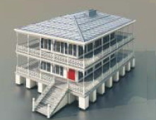 Multi bydlení 3D model