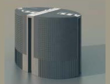 مدل سه بعدی ساختمان اداری مدرن