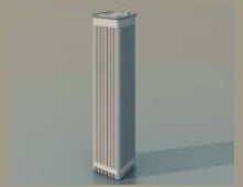 Model 3d gedung pencakar langit