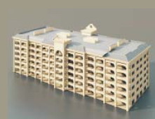 Model 3D budynku biurowego