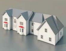مدل سه بعدی خانه شهری