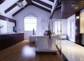 Modern Design Living Room 3d model