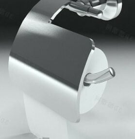 Inox Bathroom Accessories 3d model