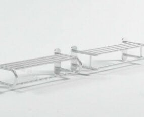 Modelo 3d de pingente de banheiro simples