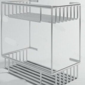 نموذج قلادة الحمامات المزدوجة ثلاثي الأبعاد