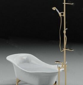 Mote badekar 3d-modell