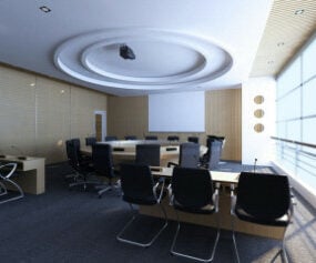 Interior Scene Conference Room 3d model