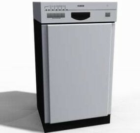 Enkel vaskemaskin 3d-modell